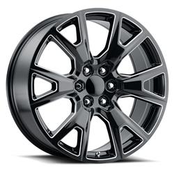 Voxx Replica SEZ Gloss Black Wheels with Milled Spokes 22x9