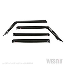 Westin Tape-On Slim Wind Deflectors for 2018-2022 WRANGLER - 72-51404