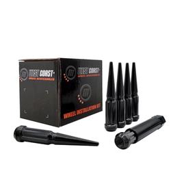 West Coast Accessories Lug Nuts W55015LSPKSB