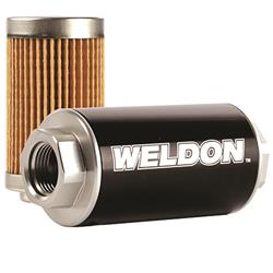 Weldon Billet 10 Microns Fuel Filter with -10 AN Inlet Size WEQ1010CLN
