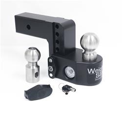 Weigh Safe Trailer Hitches Receiver Hitch Ball Mounts WS4-2.5-CER-BLA