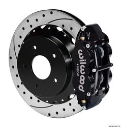 Wilwood Forged Narrow Superlite 4R Big Brake Rear Parking Brake Kits for 1965-1982 CORVETTE - 140-10471-D