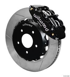 Wilwood Forged Narrow Superlite 4R Big Brake Front Brake Kits for 2007-2018 WRANGLER, 2018 WRANGLER JK - 140-12440