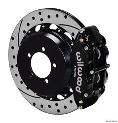 Wilwood Forged Narrow Superlite 4R Big Brake Rear Brake Kits for 2013-2017 BRZ, 2013-2016 FR-S - 140-12871-D