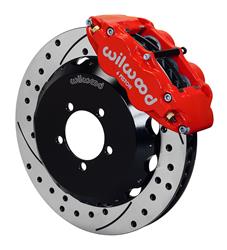 Wilwood Forged Narrow Superlite 6R Big Brake Front Brake Kits for 2015-2017 WRX STI, WRX, 2002-2014 IMPREZA - 140-12874-DR