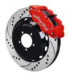 Wilwood Forged Narrow Superlite 6R Big Brake Front Brake Kits for 2015-2017 WRX STI, WRX, 2002-2014 IMPREZA - 140-12875-DR