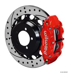 Wilwood Forged Narrow Superlite 4R Big Brake Rear Parking Brake Kits for 1999-2005 IMPREZA - 140-12878-DR