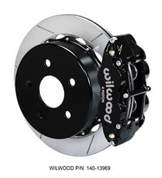 Wilwood Forged Narrow Superlite 4R Big Brake Rear Parking Brake Kits for 2007-2018 WRANGLER - 140-13969