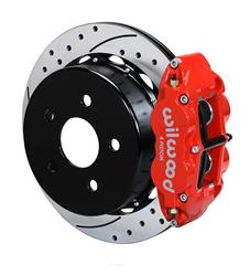 Wilwood Forged Narrow Superlite 4R Big Brake Rear Parking Brake Kits for 2007-2018 WRANGLER - 140-14066-DR