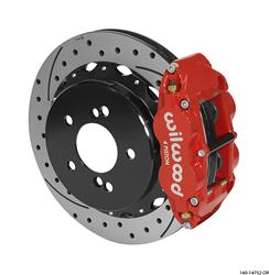 Wilwood Forged Narrow Superlite 4R Big Brake Rear Parking Brake Kits for 2001-2006 M3 - 140-14752-DR