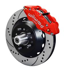 Wilwood Forged Narrow Superlite 6R Dust-Seal Big Brake Front Brake Kits for 1965-1969 MUSTANG - 140-15407-DR