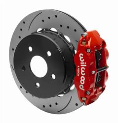 Wilwood Forged Narrow Superlite 4R Big Brake Rear Parking Brake Kits for 2018-2020 WRANGLER - 140-15930-DR