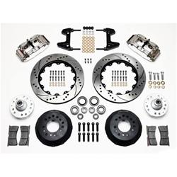 Wilwood Forged Narrow Superlite 6R Big Brake Front Brake Kits for 1974-1978 MUSTANG II, 1971-1978 PINTO - 140-9802-DP
