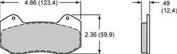 Wilwood Smart Pad BP-10 Brake Pads 150-10006K