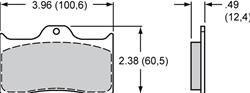 Wilwood Smart Pad BP-30 Brake Pads 150-30-7112K