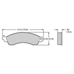 Wilwood Disc Brakes Brake Pads 15Q-8481K