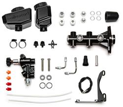 Wilwood Remote Tandem Master Cylinder Kits with GM-Style Angled Reservoirs 261-16963-BK