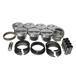 Pistons - 4.155 in. Bore (in.) - Flat top, with two valve reliefs Piston  Style - Free Shipping on Orders Over $109 at Summit Racing