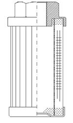 WIX Filters Industrial Hydraulic Oil Filters F28C250B