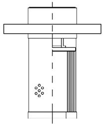WIX Filters Industrial Hydraulic Oil Filters F37C10X