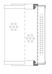 WIX Filters Industrial Hydraulic Oil Filters R48F03C