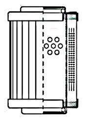 WIX Filters Industrial Hydraulic Oil Filters W01B450