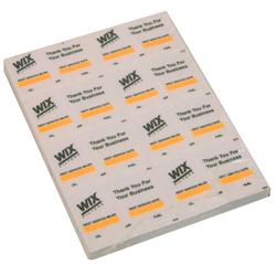 WIX Filters Oil Change Decals WIX-WI1516
