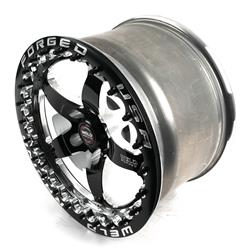 Weld Racing RT-S S71 Forged Aluminum Black Beadlock Wheels for Mickey Thompson Tires 17x10