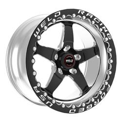 Weld Racing RT-S S71 Forged Aluminum Black Beadlock Wheels for Mickey Thompson Tires 15x10.33
