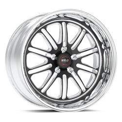 Weld Racing RT-S S72 Forged Aluminum Black Anodized Wheels 18x9