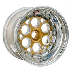 Weld Racing Magnum Midget Spline Gold Anodized Wheels