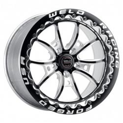 Weld Racing RT-S S80 Forged Aluminum Black Beadlock Wheels for Mickey Thompson Tires 17x10