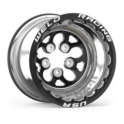 Weld Racing Black Alpha-1 Wheels 15x15