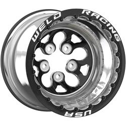 Weld Racing Alpha-1 Gloss Black Wheels with Double Beadlocks 15x12
