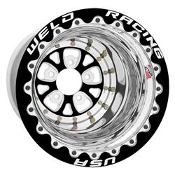 Weld Racing V-Series Matte Black Single Beadlock Wheels 15x8