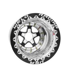 Weld Racing AlumaStar 2.0 Polished Beadlock Wheels for Mickey Thompson Tires 15x12