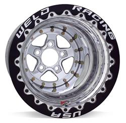 Weld Racing AlumaStar 2.0 Polished Beadlock Wheels for Mickey Thompson Tires 15x10