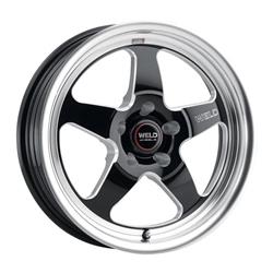 Weld Racing Ventura Drag Gloss Black Milled Wheels 18x12