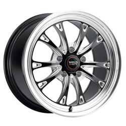 Weld Racing Belmont Drag Gloss Black Milled Wheels 17x10