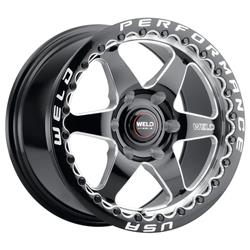 Weld Racing Ventura 6 Beadlock Gloss Black Milled Wheels 20x10