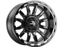 Weld Racing Gauntlet Gloss Black Milled Wheels 20x9
