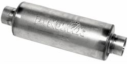 Dynomax Ultra Flo Welded Round Steel 4 Inch Muffler 17225