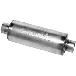 Dynomax Ultra Flo Welded Round Steel 4 Inch Muffler 17537