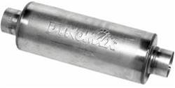 Dynomax Ultra Flo Welded Round Steel 4 Inch Muffler 17537