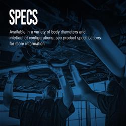 Walker Universal SoundFX Steel 2 Inch Muffler 17894