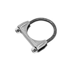 WALKER U-BOLT CLAMP, STANDARD DUTY, 13 GA SADDLE, 1 1/2IN, U-BOLT