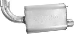 Dynomax Ultra Flo Welded 409 Stainless Steel 2.5 Inch Muffler 52558
