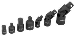 Performance Tool Mechanics 7-Piece Impact U-Joint and Adapter Socket Sets W30937