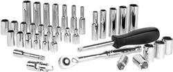 Performance Tool 36-Piece 1/4 in. Drive Mechanics Socket Sets W36905