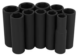 Performance Tool Metric Laser-Etched Socket Sets W38401